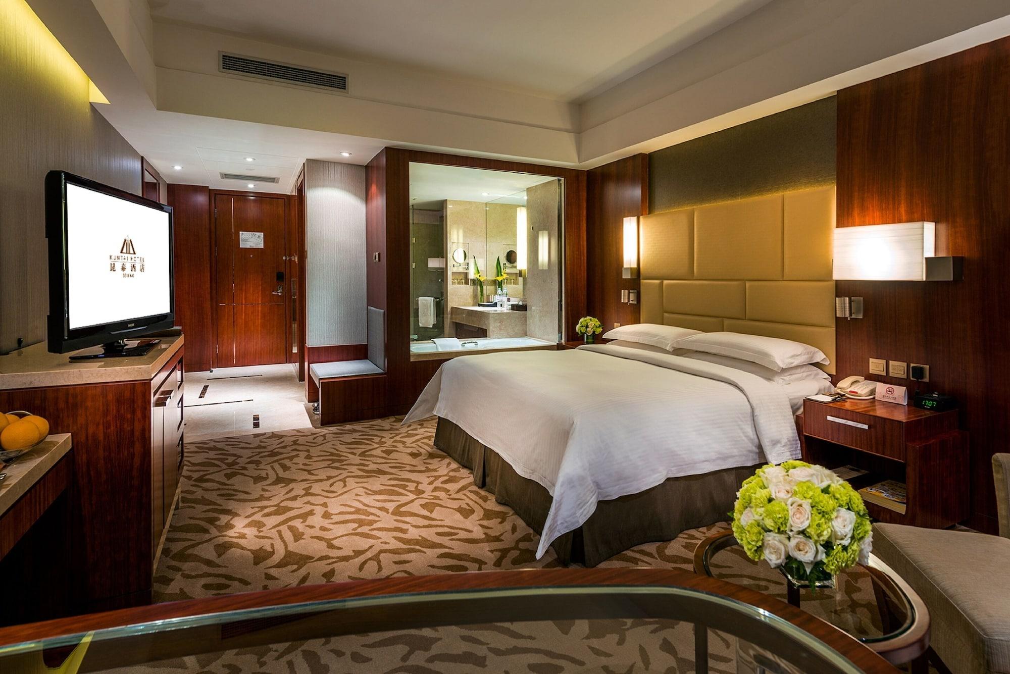 Kun Tai Glory Hotel Beijing Wangjing Bagian luar foto